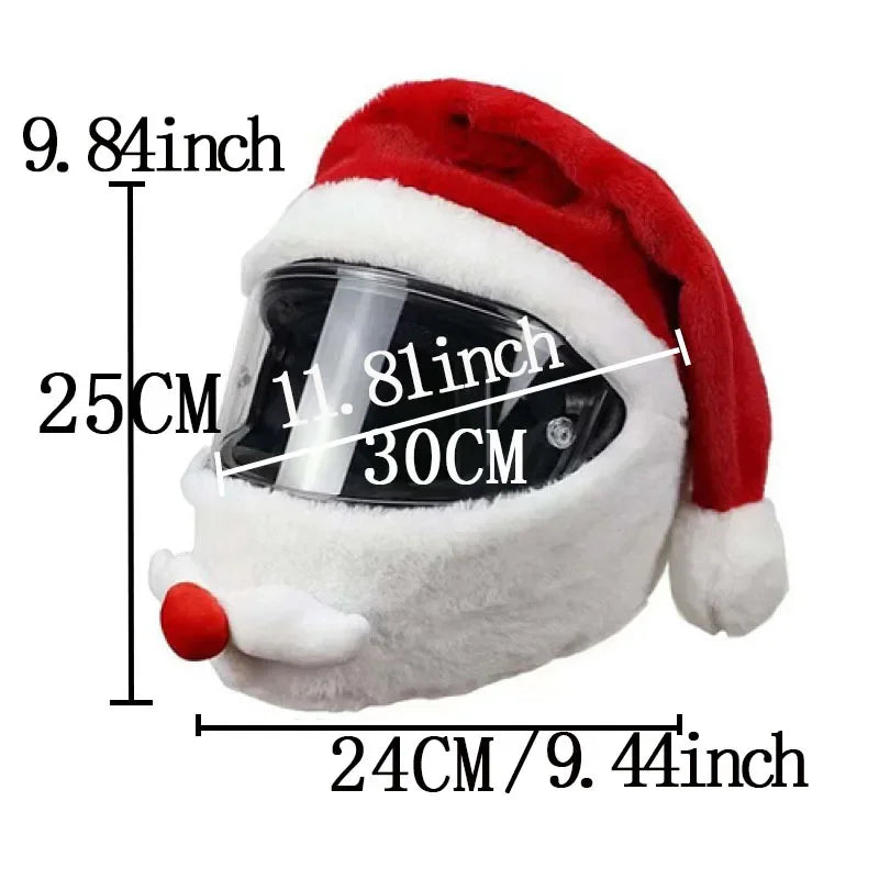 FunnyLID™ (Santa) Christmas Motorcycle Helmet Cover