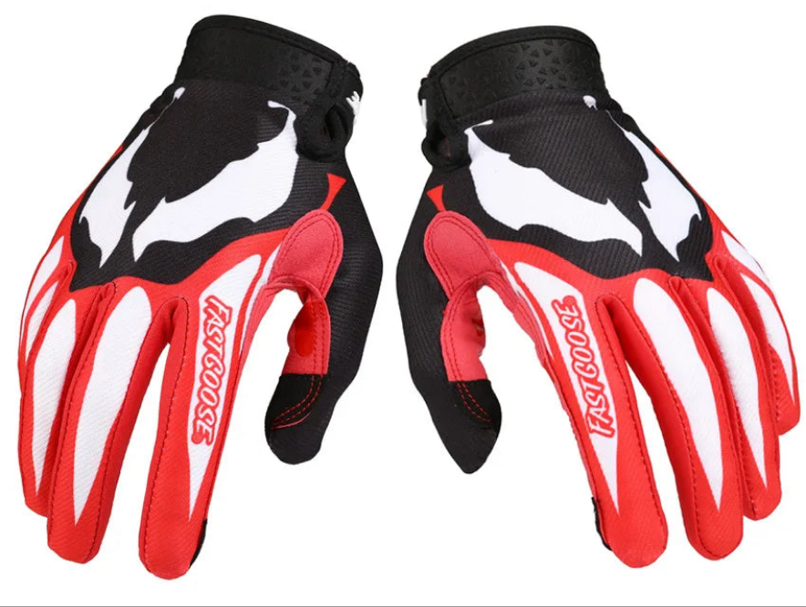 VenomGrip™ RED (Motorcycle Riding Gloves)