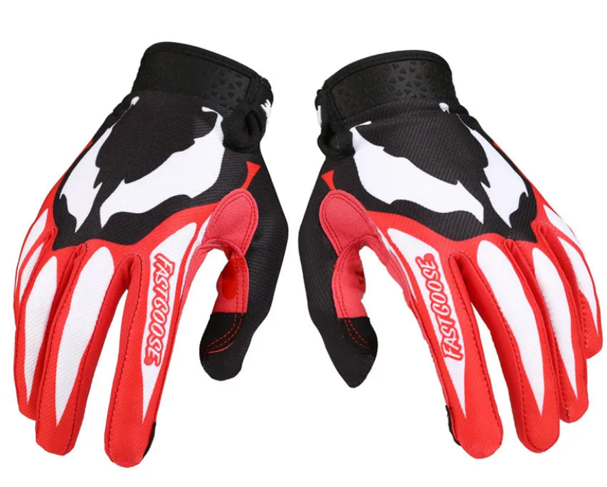 VenomGrip™ RED (Motorcycle Riding Gloves)