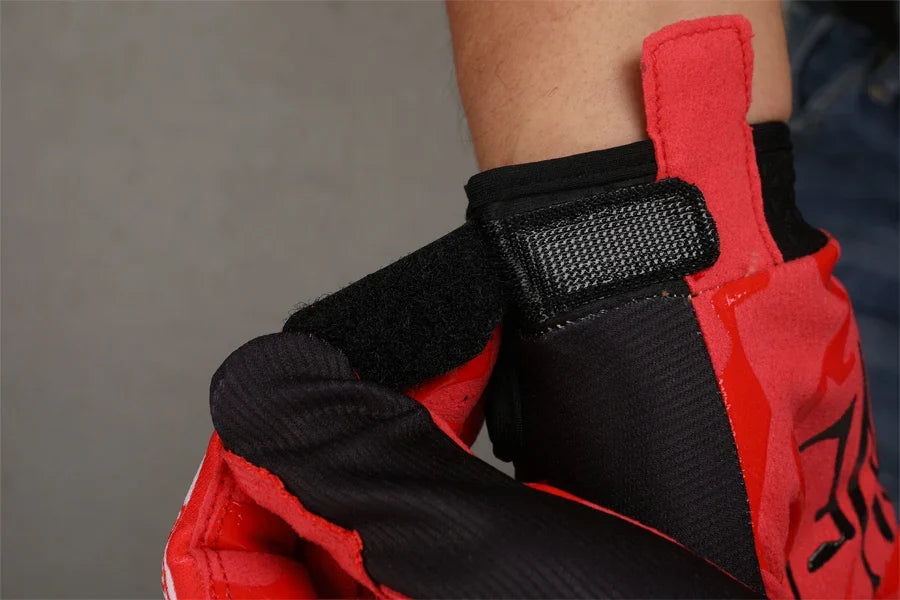 VenomGrip™ RED (Motorcycle Riding Gloves)