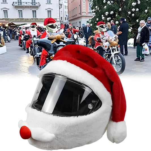 FunnyLID™ (Santa) Christmas Motorcycle Helmet Cover