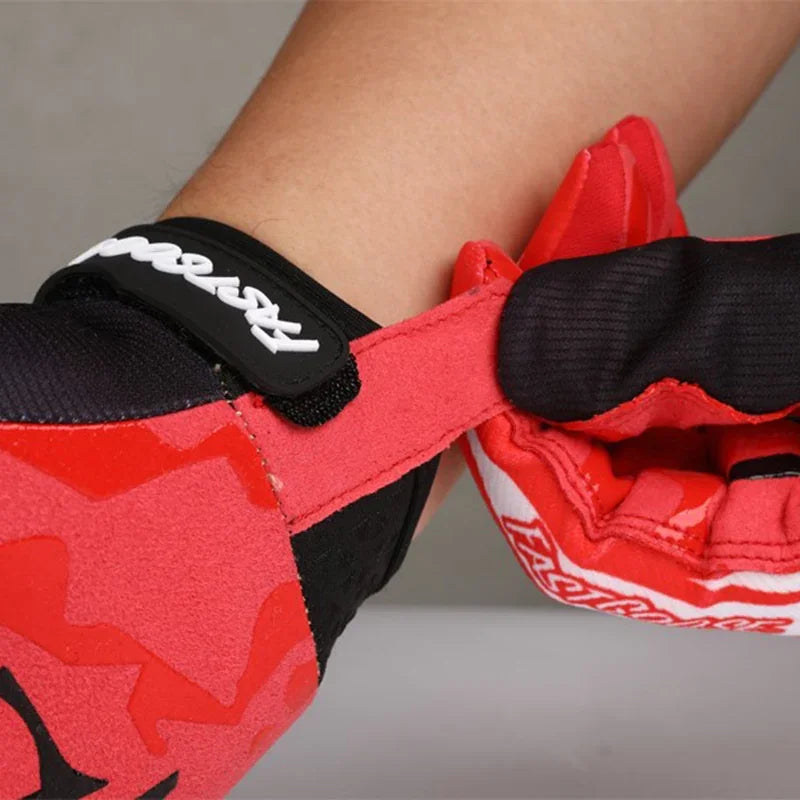 VenomGrip™ RED (Motorcycle Riding Gloves)