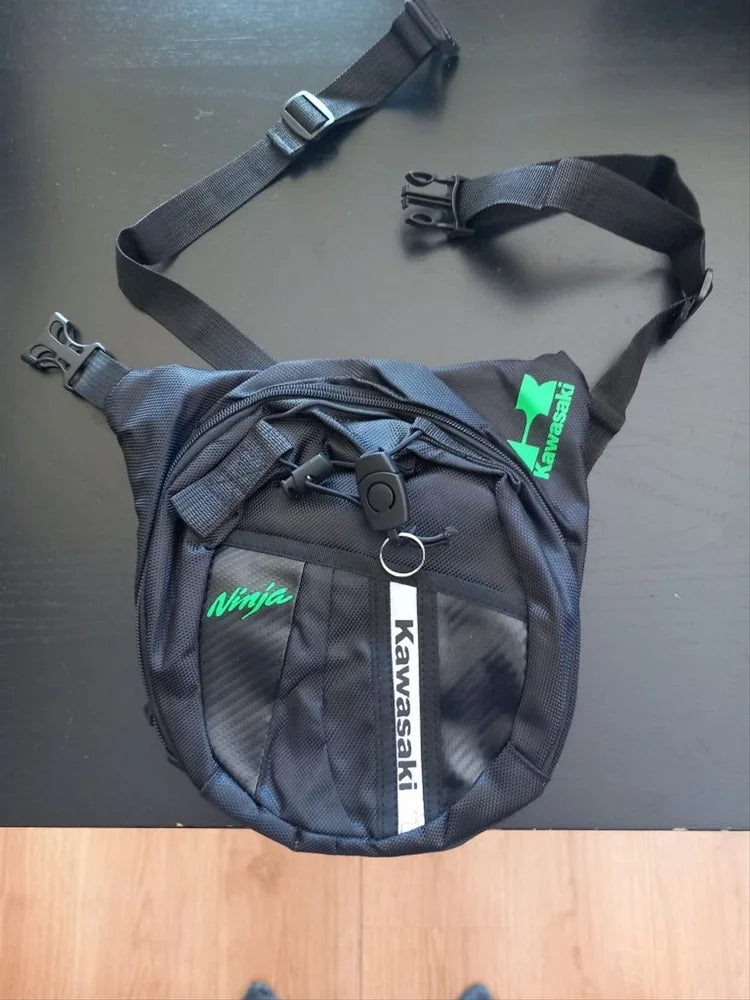 Kawasaki Motorcycle leg strap bag